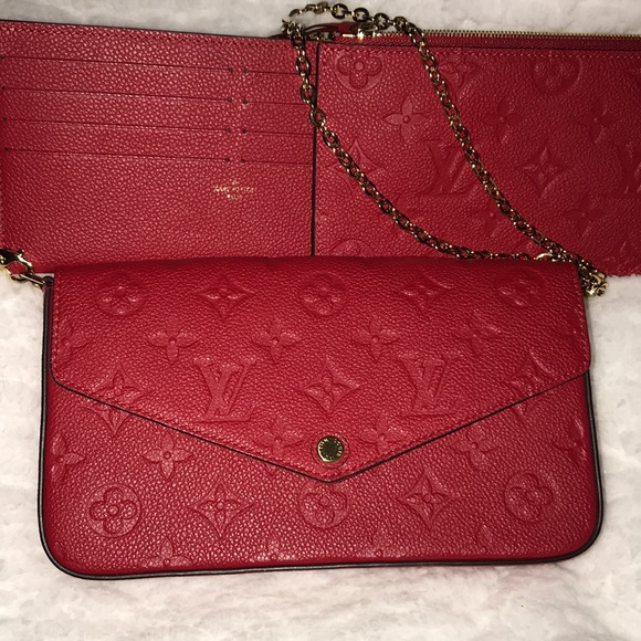 2X⭐️Host Pick ❤️ Authentic LV Felicie Pochette Monogram - Picture 4 of 17